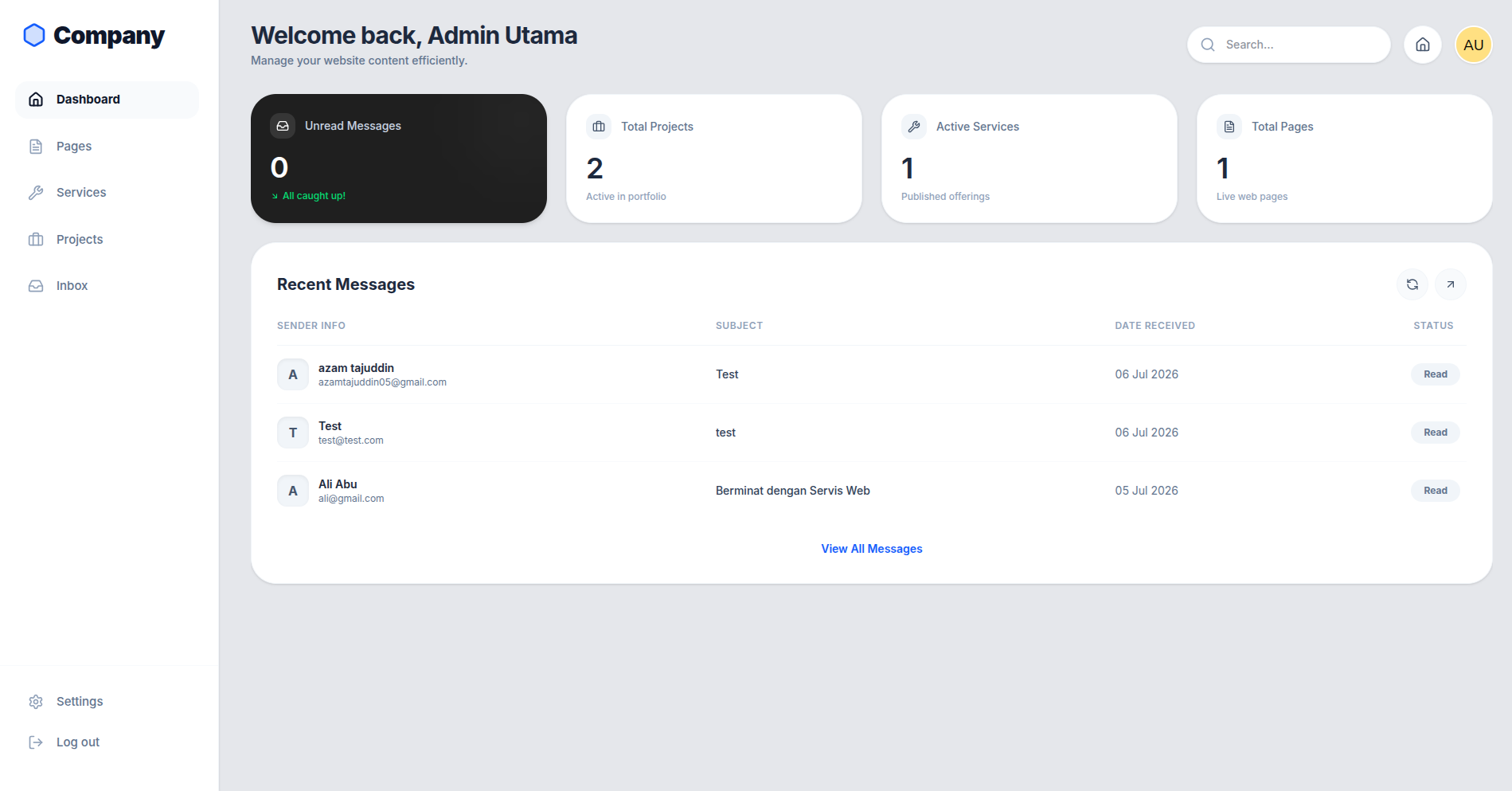 Custom MERN CMS - Image 1